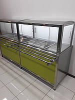 Марміт 2-х страв 2400х700х1450 (з закритою надбудовою)