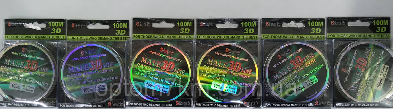 Волосінь Male 3D Line 100 м