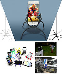 Підставка/тримач універсальний "ПАУК" для телефона/планшета (до 8")/камери ЧОРНИЙ