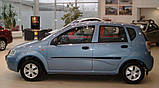 Молдинги на двері для evrolet Aveo T200, T255, ЗАЗ Vida 5-дверн. хетчбек  2002+, фото 2