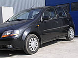 Молдинги на двері для evrolet Aveo T200, T255, ЗАЗ Vida 5-дверн. хетчбек  2002+, фото 3