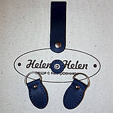 Язичок із магнітною кнопкою синього кольору, фото 2