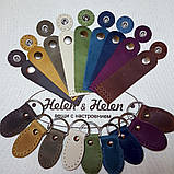 Язичок із магнітною кнопкою синього кольору, фото 3