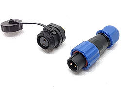Герметичний роз'єм SP-13 2 pin IP-68
