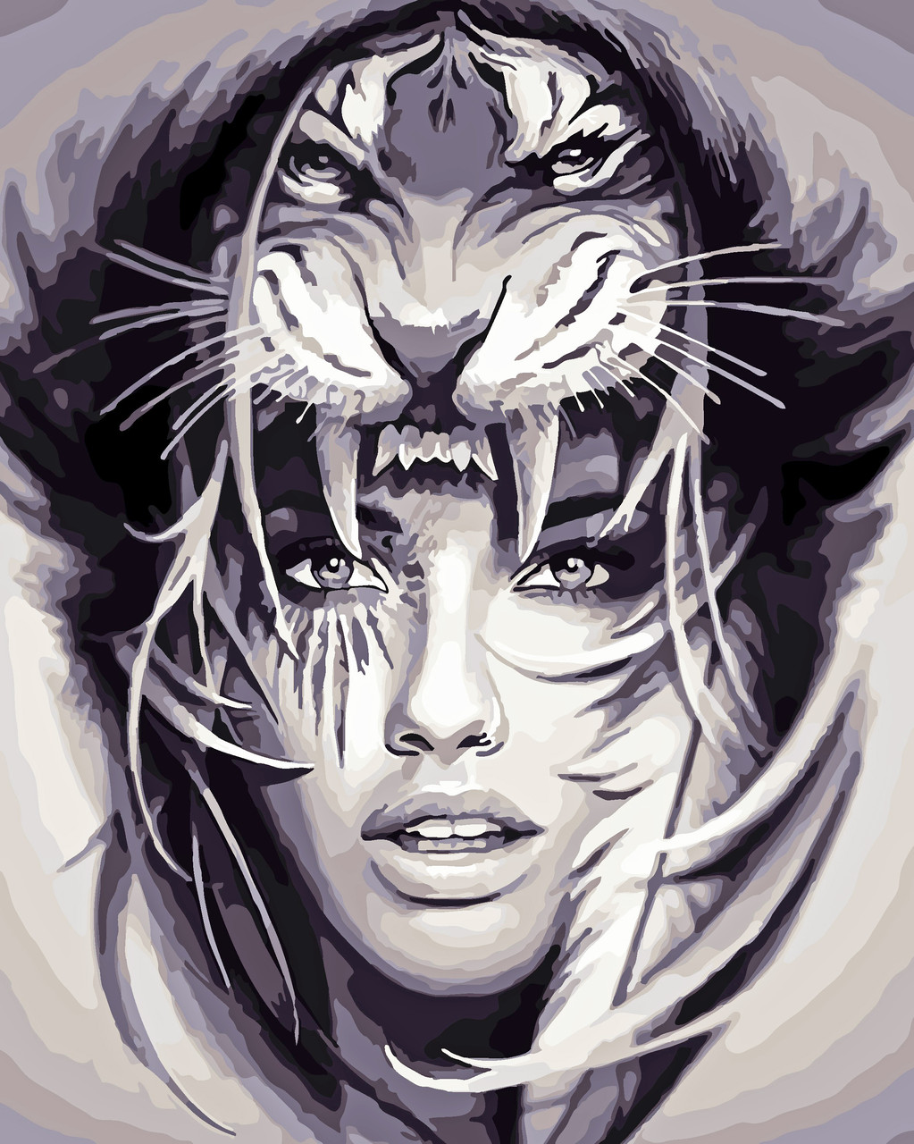 Художній творчий набір, картина за номерами Амазонка, 40x50 см, «Art Story» (AS0085)