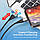 Магнітний дата-кабель 1 метр TOPK AM61 Lighting (iPhone) Червоний Швидка зарядка + передача ОВАЛЬНИЙ, фото 3