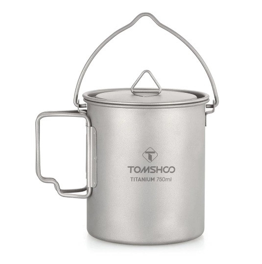 Казанок титановий Tomshoo 750 мл.