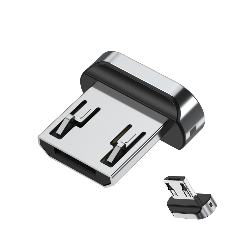 Овальний роз'єм Micro USB для магнітного кабелю з передачею даних TOPK AM61, АМ45, фото 1