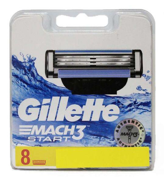 Леза Gillette Mach 3 Start упаковка 8 шт.