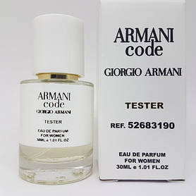 Giorgio Armani Code for women, Оливний тестер 30 мл