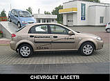 Молдинги на двері для Сhevrolet Lacetti 5 Dr хетчбек 2004+, фото 5
