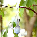 Титанова складна ложка - виделка Tiartisan 150 мм, фото 7