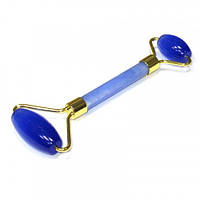 Масажер для обличчя з натурального каменю блакитного соколиного очей