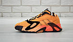 Чоловічі кросівки Adidas Streetball Black помаранчеві. Фото в живу. топ, фото 4