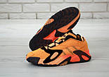 Чоловічі кросівки Adidas Streetball Black помаранчеві. Фото в живу. топ, фото 2