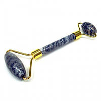 Ролер масажер для обличчя із сірої яшми