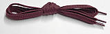 Шнурки прості плоскі бордовий 100см (Ширина 7 мм), фото 2