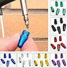 Ковпачки на ніпель алюмінієві ЧПУ Преста (Presta) стандартні, фото 6