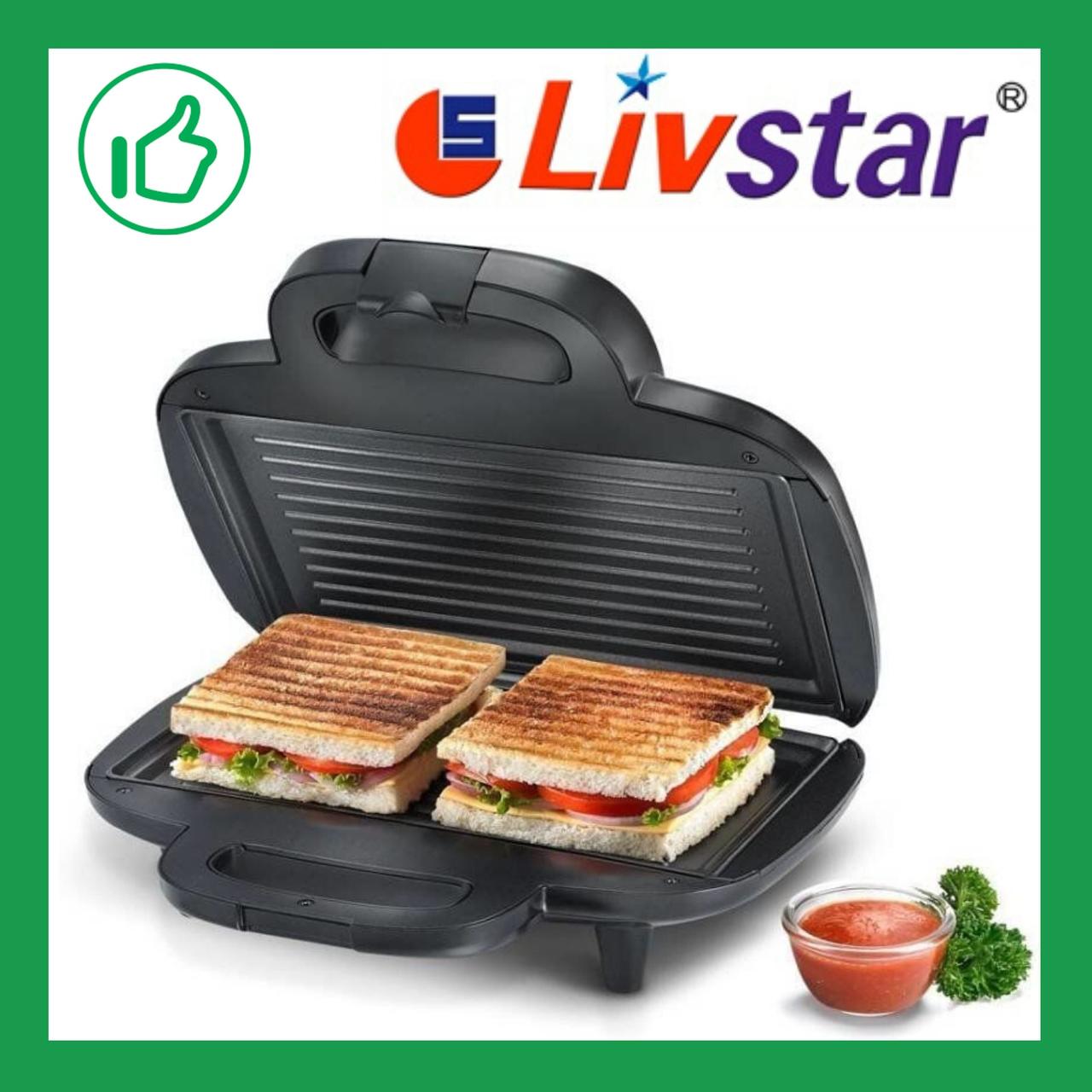 Електрогриль контактний притискної Livstar (LSU-1211), фото 1