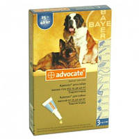 Краплі Адвокат для Собак на 25-40 кг (Advocate) від бліх і кліщів — 1 піпетка