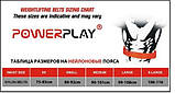 Пояс атлетичний Powerplay 5425 розмір L, фото 3