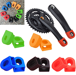 Захист/насадки/ковпачки силіконові для вело/велосипальних шатунів SOUL TRAVEL