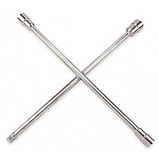 Ключ балонний хрестоподібний TOPTULPRO 24,27,32,3/4" L700 AEAL2401