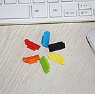 Заглушки силіконові ізолювальні захисні в USB-порт від пилу/брудного/вода/дощів, фото 5