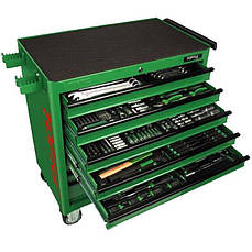 Набір інструментів у візку TOPTULPRO 8 секцій 360 од. JUMBO GT-36001