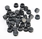 Заглушки в торці керма чорні без лого ТМ "SOUL TRAVEL" (пластик, ціна за ПАРу), фото 2