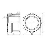 Футорка SD Forte 1/2"х3/8" НВ, фото 3
