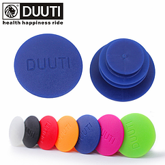 Заглушки в торці керма ТМ «DUUTI» з тисненим логотипом/пластик/кольорові (7 кольорів)
