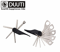 Велосипедный мультитул / набор инструментов 15-в-1 «DUUTI» TL-17 из двух частей + накидные ключи