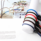 Шнурок/хлястик текстильний поліпшений на дужки окулярів для носіння на шиї/лівці/страхи від падіння, фото 3