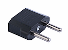 Перехідник/вилка/адаптер мережевий 6A 220 V з американською/Діамічною/US/CN на євро EU , фото 5