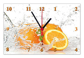 Часы настенные стеклянные "Апельсины"