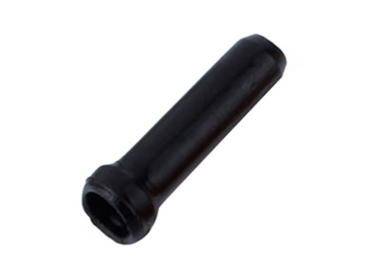 Концевик обтискний АЛЮ «MUQZI» для тросів ліній гальм і швидкостей кольорові (5 кольорів) ЧОРНИЙ, фото 1