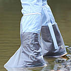 Водонепроникні ливові мото/ вело бахіли/калоші/галоші/чохли для взуття/ драйстепери ПВХ (ВИСКІ), фото 2