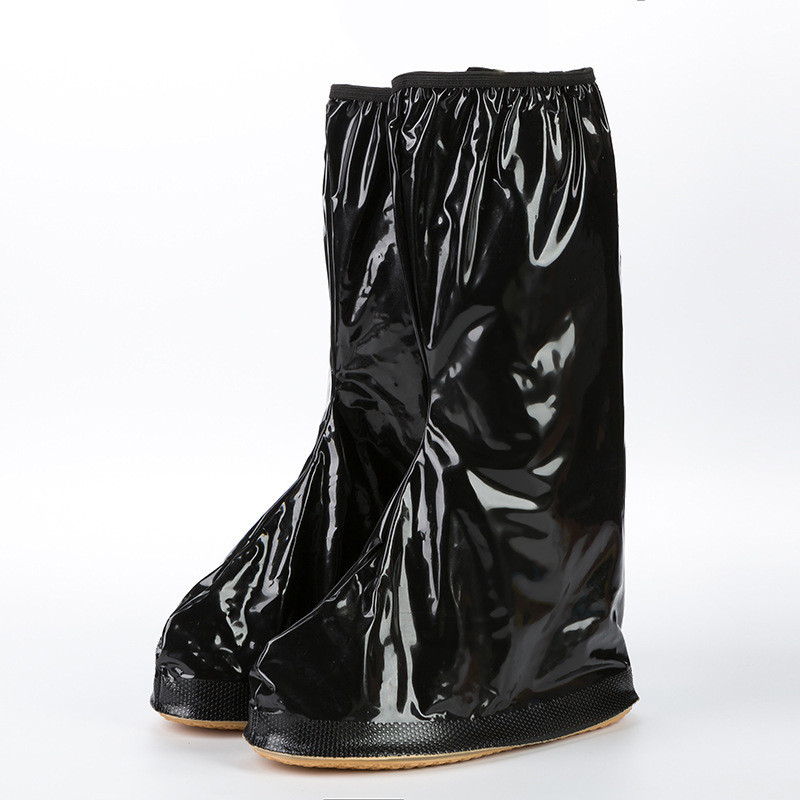 Водонепроникні ливові мото/ вело бахіли/калоші/галоші/чохли для взуття/ драйстепери ПВХ (ВИСКІ) ЧОРНИЙ, S (Р-РИ 36-37), фото 1