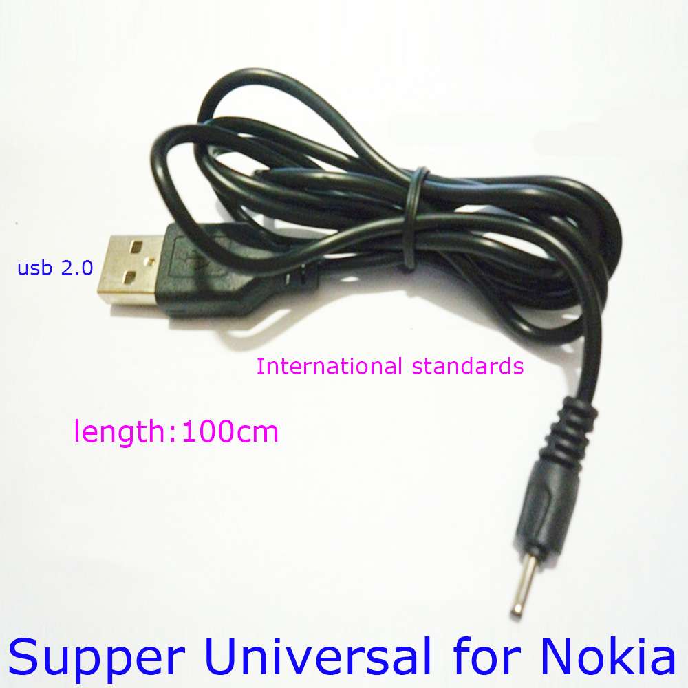 USB Провод USB Nokia папа (тонкая Nokia) 2,0 mm 1 метр, фото 1