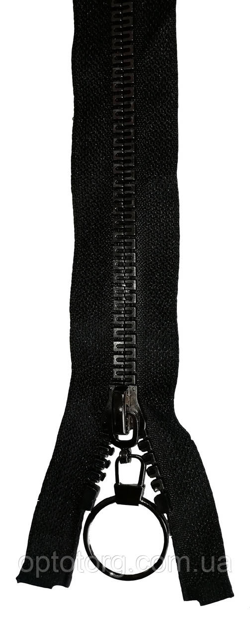 Блискавка Лабіринт Чорна 50см тракторна імітація Тип5 одинарна