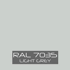 Поліефірна порошкова фарба Etika RAL 7035 текстура