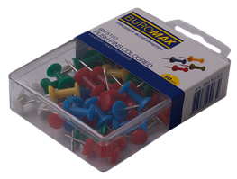 Кнопки-цвяшки кольорові пластиковий контейнер