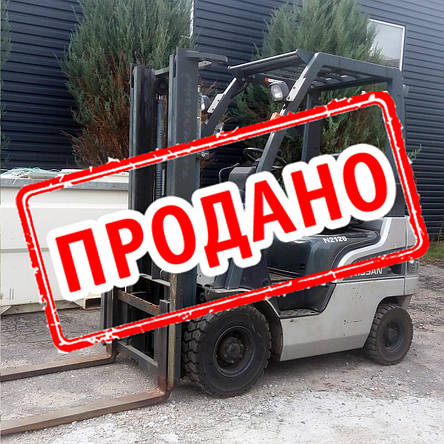 Вилочний навантажувач 1,5 тонни Nissan NP1F1A15D б/у 2009, фото 2