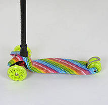 Самокат А 25601 /779-1335 MAXI "Best Scooter" (1) пластмасовий, 4 колеса PU, СВІТЛО, фото 2