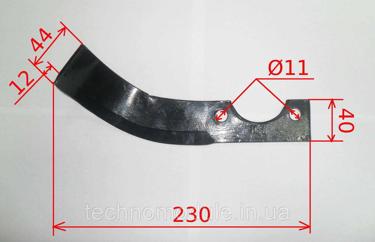Ніж фрези Кентавр IT230 (Зирка 105, 135, МБ2060-2090)