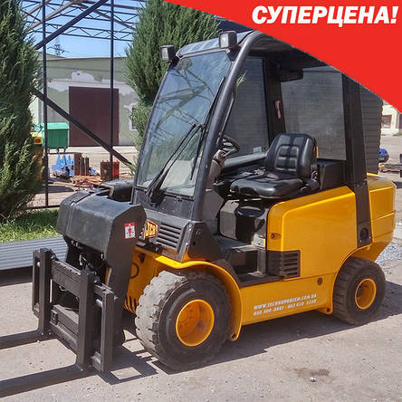 Телескопічний навантажувач вилочний 2,5 тонни JCB б/у, фото 2