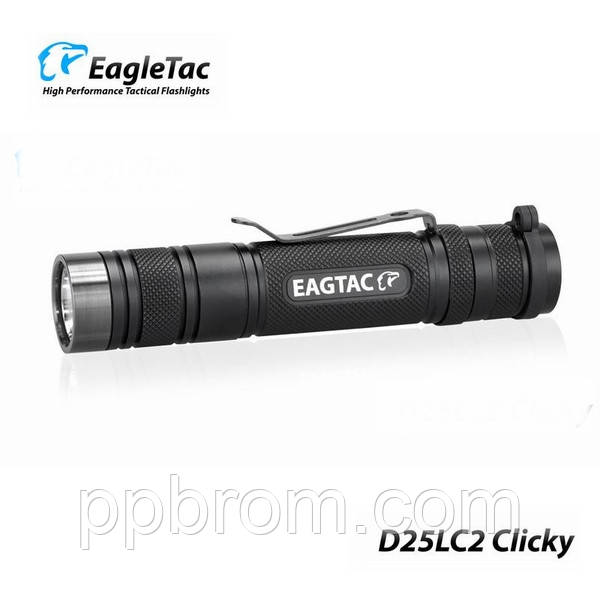 Ліхтарик ручної водостійкий Eagletac D25LC2 Nichia 219C CRI 92 (600 Lm) (США)