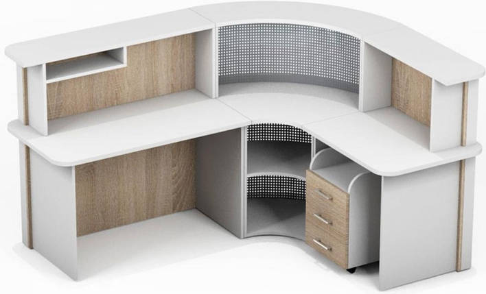 Стійка до приймальної Ресепшн - 3 Дуб Сонома ТМ Salita, фото 2