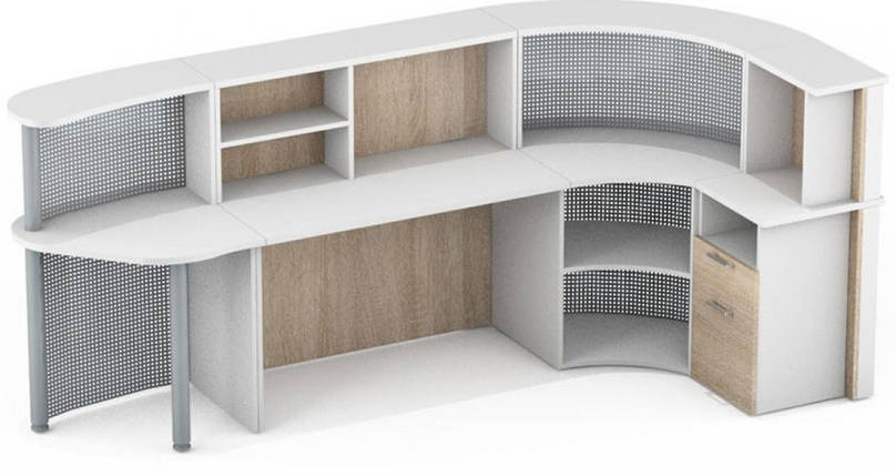 Стійка до приймальної Ресепшн - 4 Дуб Сонома ТМ Salita, фото 2